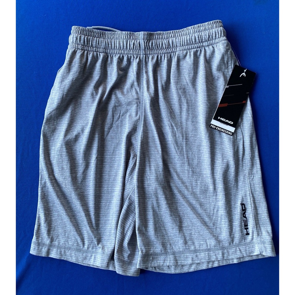Head Mens Vault Athletic Shorts Sleet Heather Grey Size Small NWT HEM181SH23009